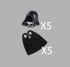 5x Cape + 5x Umhang Umh&auml;nge Mantel  f&uuml;r Minifiguren