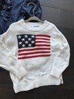 GAP Old Navy Toddler Girl Mixed Clothes Denim Dress, American Flag Sweater 2T — photo 4