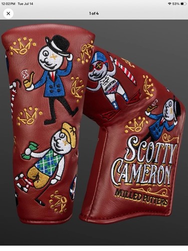 Scotty Cameron 2026 British Open Headcover Royal Birkdale Gentleman Jackpot NEW