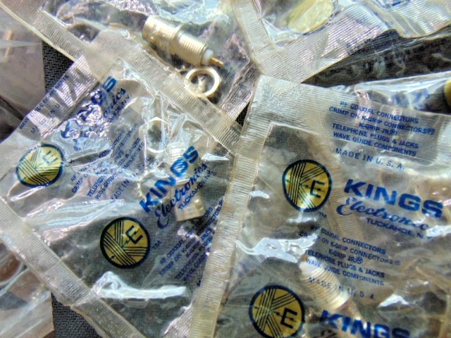 (5pcs) Kings UG1094A/U Straight BNC Bulkhead Receptacle RF  Connector Solder - Image 3 of 3