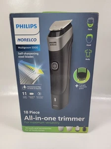 Philips Norelco Multigroom Series 5000 18 Pièce, visage de barbe, cheveux, corps et Inti