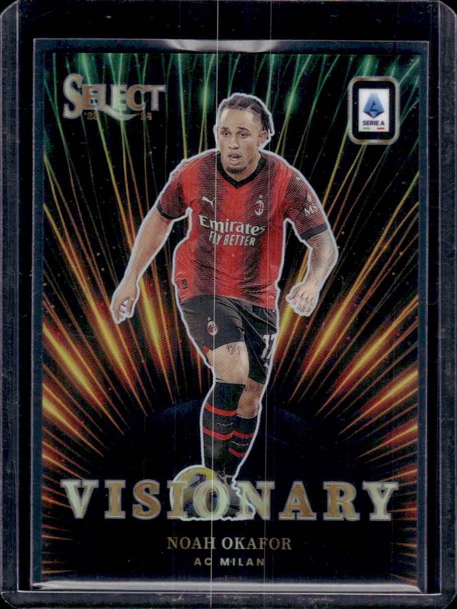 Noah Okafor 2023-24 Select Serie A #8 Visionary Silver Prizm SP