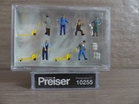 Preiser 10255 H0 Figuren GüTerbodenpersonal 1:87 In Ovp