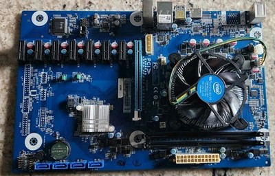 ZOTAC B150 Mining ATX Motherboard (B150ATX-A-E) W/ Intel Cpu