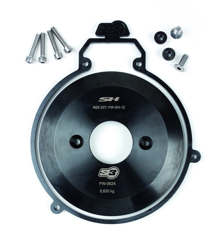 Masse d'inertie S3 Idria en acier usiné pour Sherco et Scorpa
