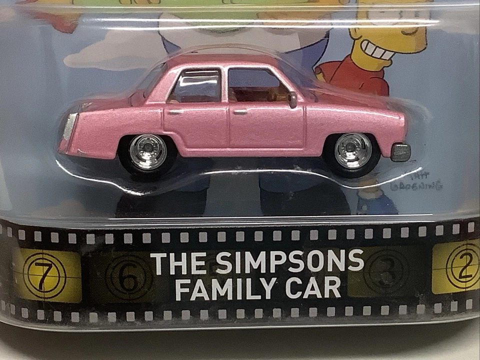 2017 Hot Wheels The Simpsons Family Car Real Riders Metal - Image 2 of 4