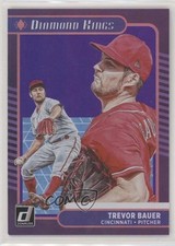 2021 Panini Donruss Diamond Kings Holo Purple Trevor Bauer #23 0f52