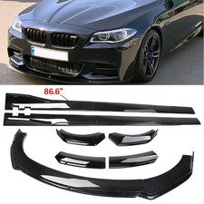 For Bmw F10 535i 528i Front Bumper Lip Spoiler Splitter Body Kit Side Skirt For Bmw F10 535i 528i Front Bumper Lip Spoiler Splitter Body Kit Side Skirt