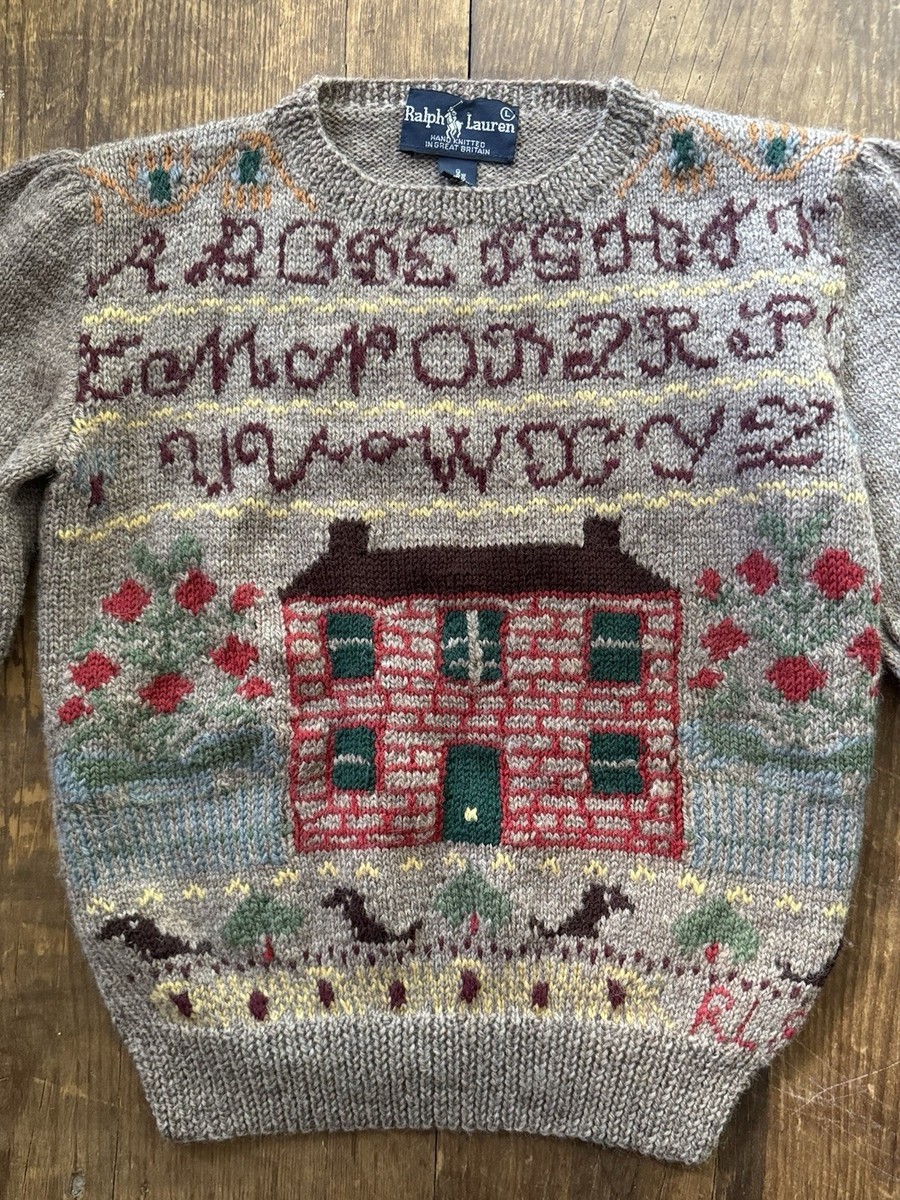 【一点物】【極上】【再構築】Damage Ralph Lauren knit 一点物】【極上】【再構築】Damage Ralph Lauren knit