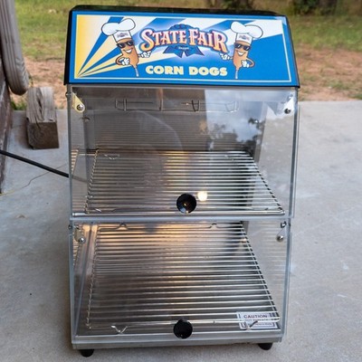 Wisco 727 Series Food Warmer Display Corn/Hot Dog Heater Two Door Serving Stand