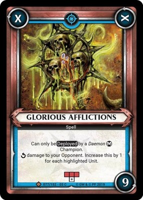 Glorious Afflictions - FOIL - Savagery - Warhammer Age of Sigmar