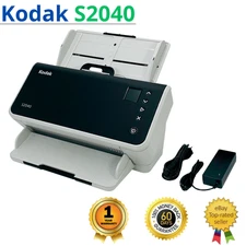✅Kodak Alaris S2040 Duplex Color Document Scanner w/AC Adapter 1 YEAR WARRANTY!⚡
