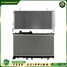 Aluminium Radiator & A/C Condenser Cooling Kit For 2013 2014 2015-2018 Ford Flex