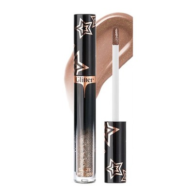 Womens 1Pcs Sparkling Lip Gloss Shimmering With Dazzling Light Lip Glaze Shiny