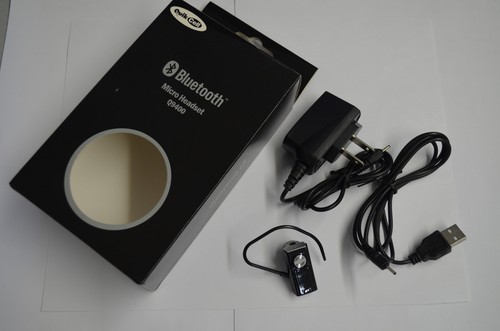 New QuikCell Ultra-light Small Universal Bluetooth Wireless Headset Q9400 Black - Picture 5 of 5