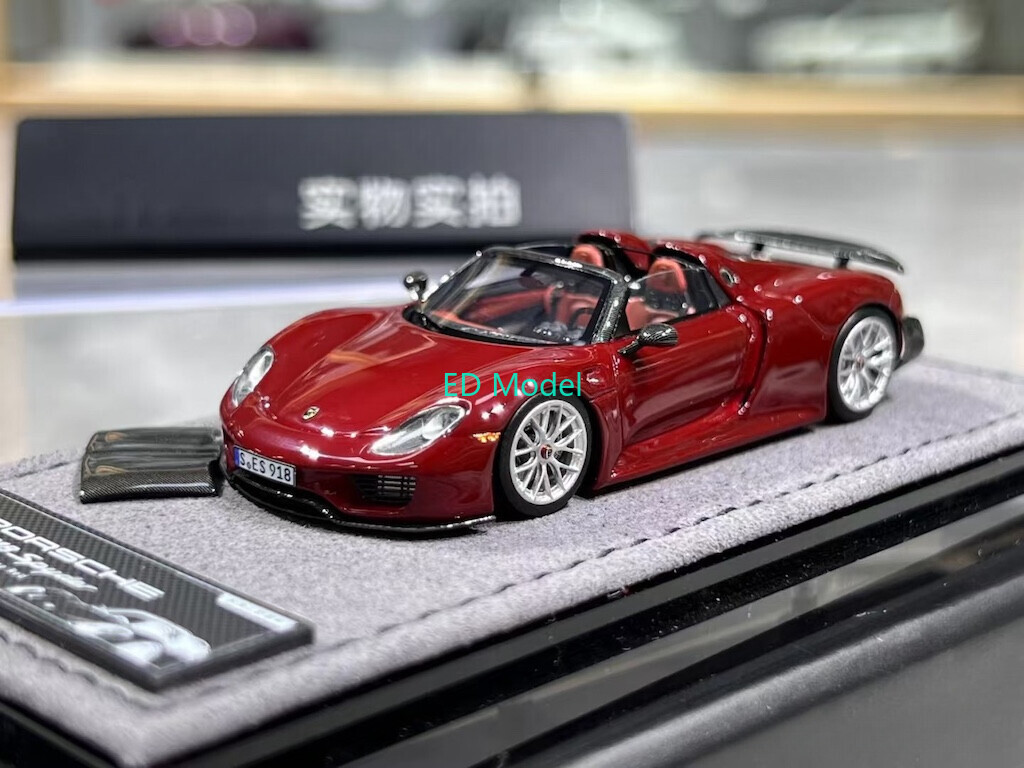 BN Halo 1:64 Red 918 Spyder Sports Model Diecast Resin Car | eBay