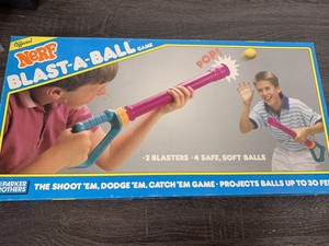 nerf blast a ball