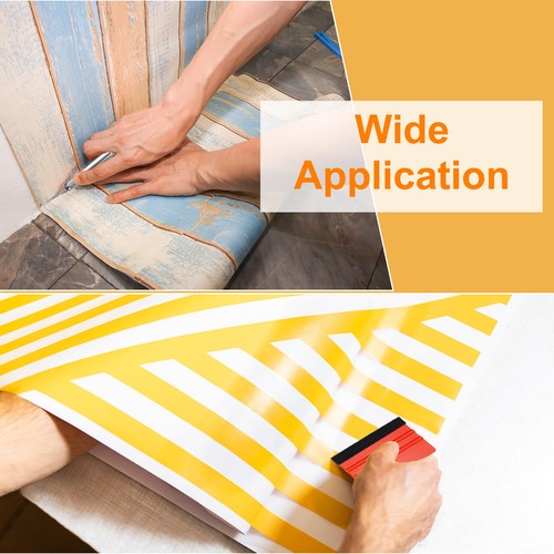 1 Set Vinyl Rakel Filzkante Stoffschaber mit Bastelmesser, weiß - Bild 7 von 7