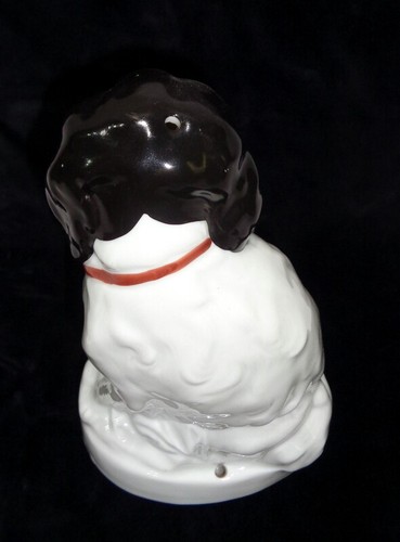 Antique Porcelain Perfume Lamp Night Light Dog - Picture 5 of 7