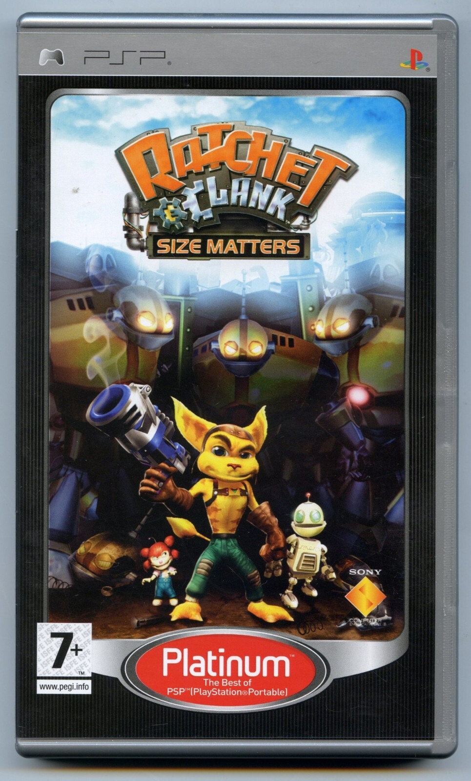 PSP Ratchet And Clank Size Matters Playstation Portable Complete UK/PAL EX/EX