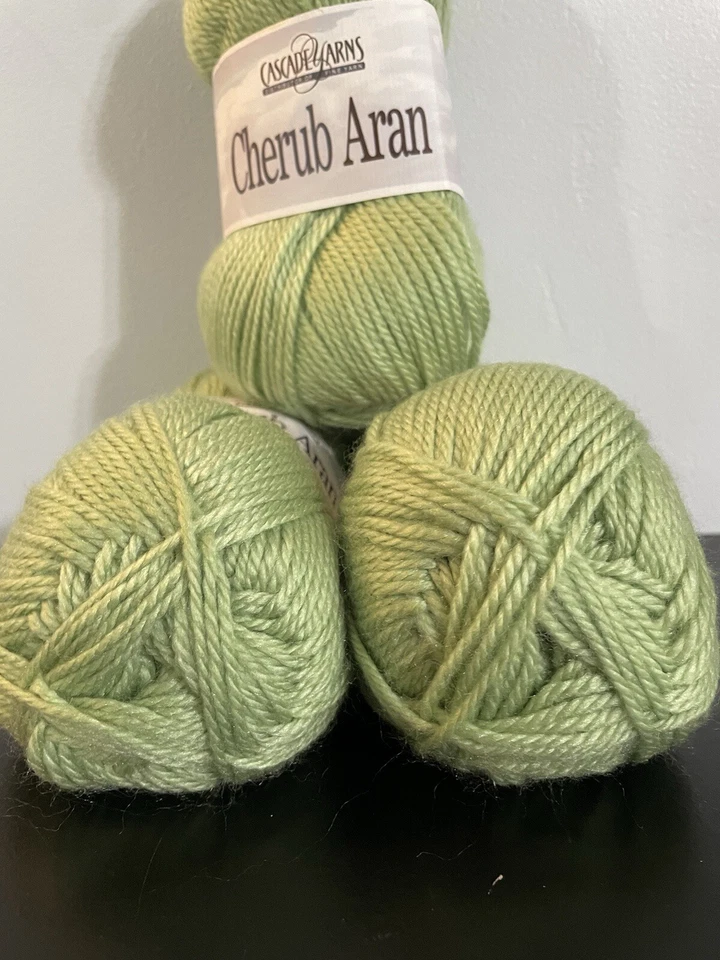Cherub Aran Yarn By Cascade Yarns Lot Of 3 Skeins. 100 G Each. Color # 11 - Image 2 of 4