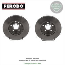 DDF1304 Kit 2 dischi freno Ferodo Anteriore per ABARTH GRANDE FIAT PUNTO OPEL C