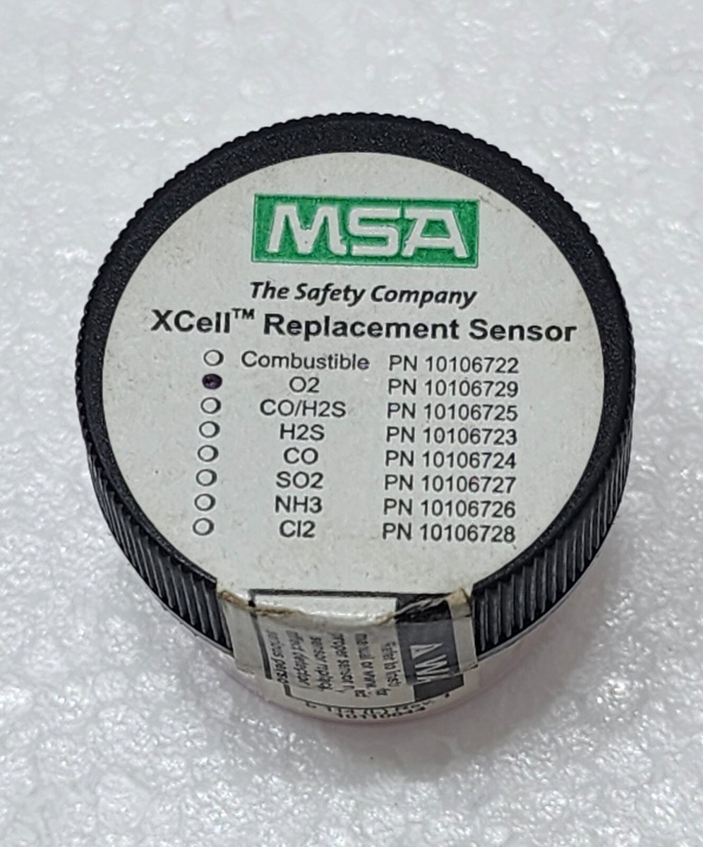MSA 10106729 XCELL O2 OXYGEN REPLACEMENT SENSOR | eBay