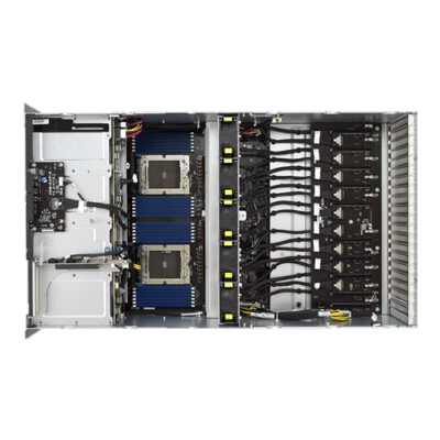 ASUS ESC8000A-E12 8XGPU Server Support EPYC 9004 CPU 4X3000W 8X3.5''(4XNVME)