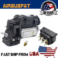 AIRSUSFAT For Mercedes GL ML W164 (GL450..) Air Suspension Compressor Pump+Block