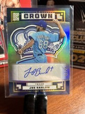 JOE BARLOW: 2022 Panini Capstone⚾️#/25 GOLD AUTO🔥Crown Texas #C-BW