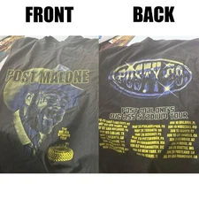 SALE - 2025 Post Malone Big Ass Stadium Tour Shirt Posty Co Tee Reprint