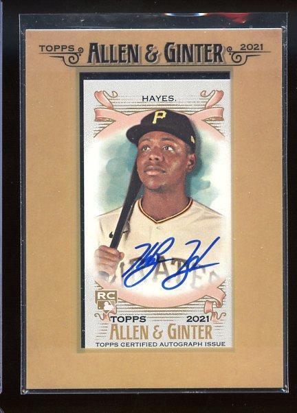 Ke'Bryan Hayes 2021 TOPPS ALLEN & GINTER MINI ROOKIE AUTOGRAPH CARD Pirates AUTO
