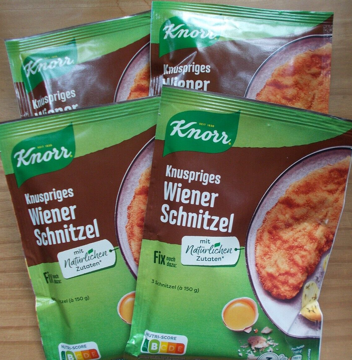 Knorr Fix Knuspriges Wiener Schnitzel 4 x 90g (15,55/kg) - Top Preis