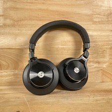 Black Wireless Rechargeable Over-The-Ear Adjustable Headband Headphone