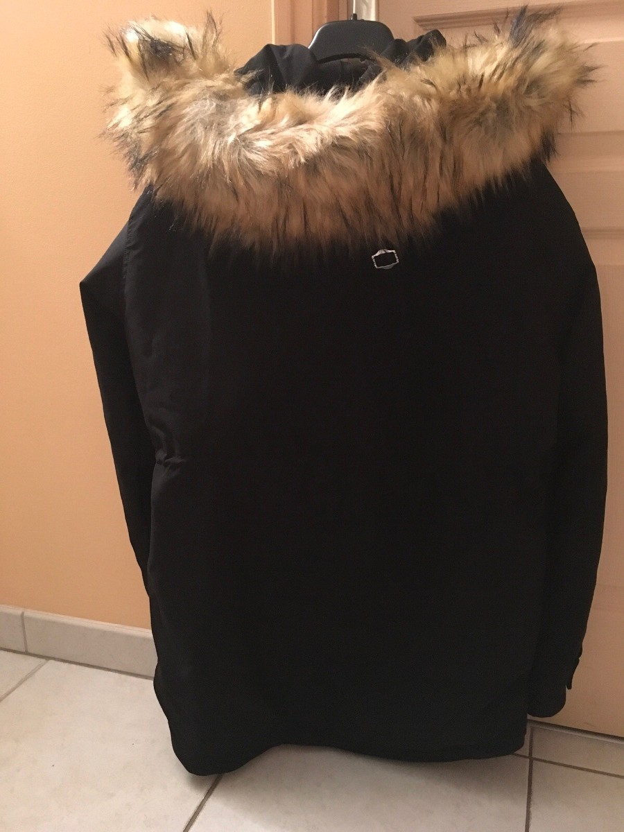 The Kooples Manteau Rouge Fourrure Manteau Veste Parka The Kooples