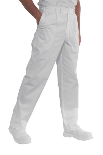 Trousers Work Isaac White Cook Nurse 