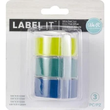 Label It 0.75 Emboss Tape Rolls Cool(3 Piece)