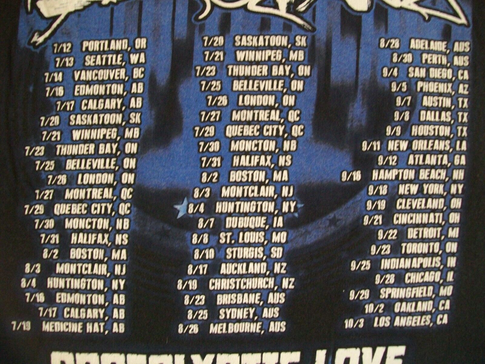 Slash - Apocalyptic Love World Tour 2012-2013  TShirtSlayer TShirt and  BattleJacket Gallery