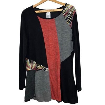 New This & That lightweight lined swing tunic top color block. Women s XXL