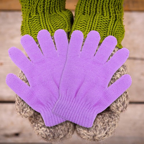 5 PCS Fleece Warm Gloves Men and Women Finger Mittens Children’s - Picture 12 of 12