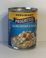4 CANS Progresso Italian Sausage and Potato Soup 19 oz FREE SHIPPING 