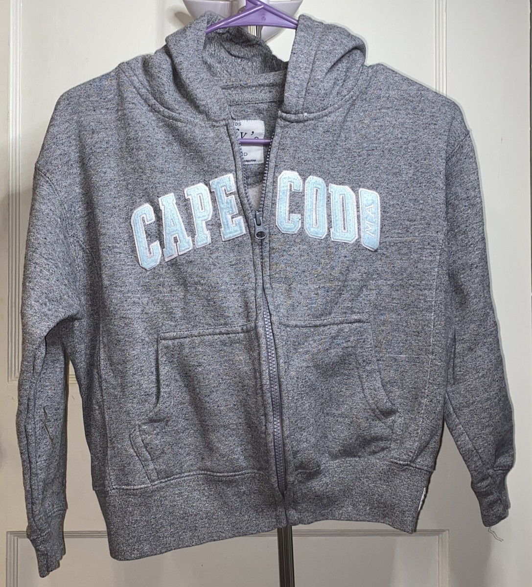 Sweat Capuche Enfant Cuffys Cape Cod – Gris Taille 5 (Très Bon état)