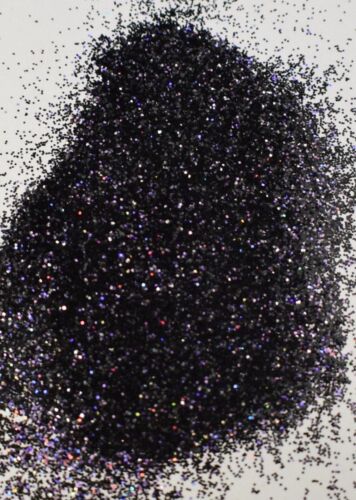 Black Violet Holographic Metal Flake Glitter .015 Square Painting Crafting - Picture 5 of 8