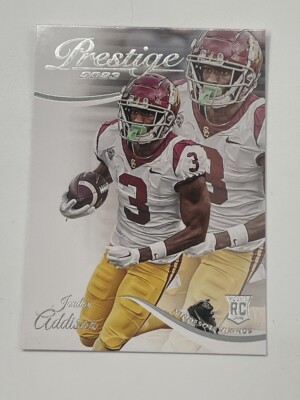 2023 Panini Prestige Football Card Jordan Addison Rookie RC #352 NM SEE PICS