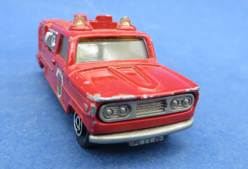 MAJORETTE 1/80 - AUTO DEI POMPIERI - Fire Brigade Pompier Van 204 - Immagine 2 di 4