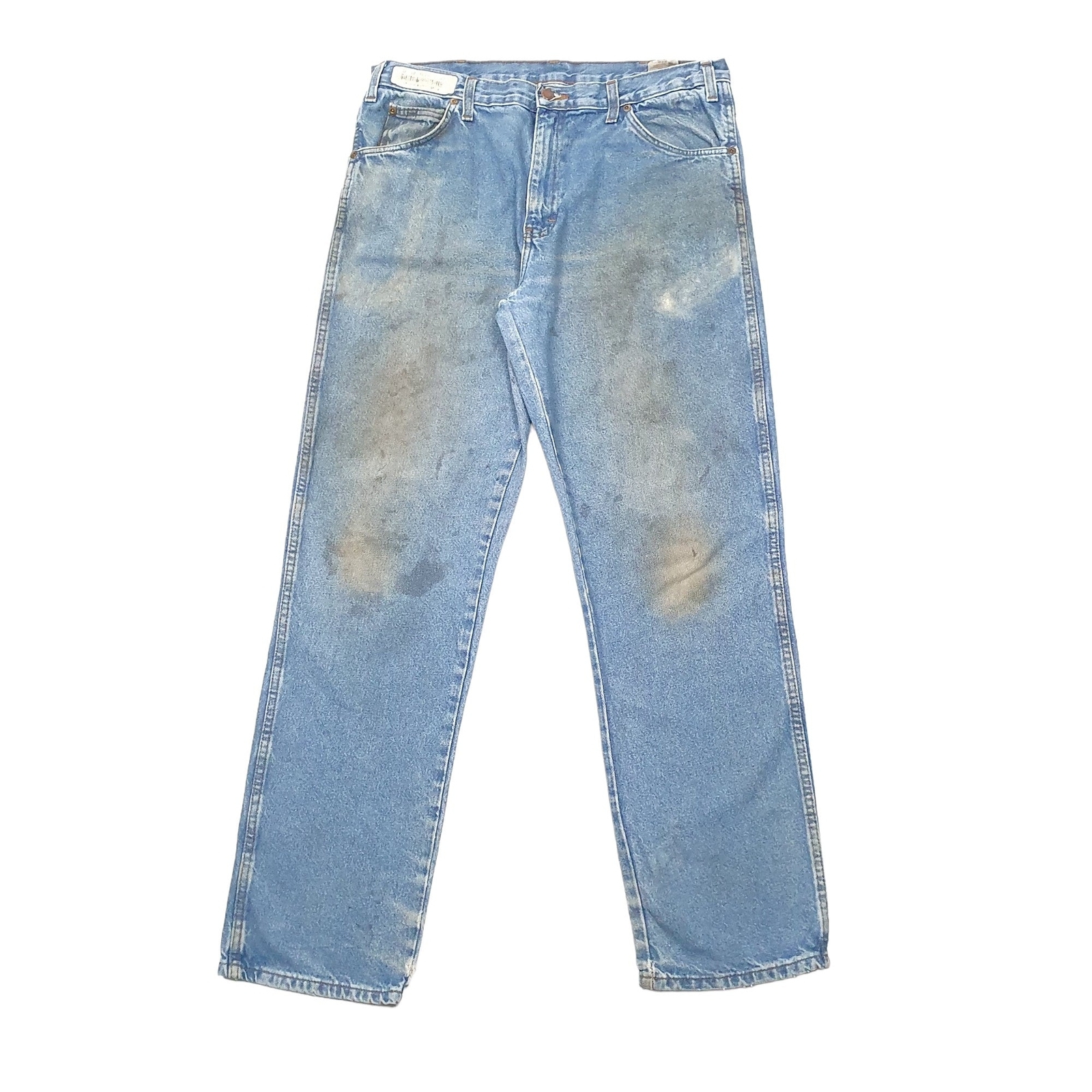 Mens DICKIES Regular Regular Fit Blue Denim Jeans Trousers W36 L32 image 2