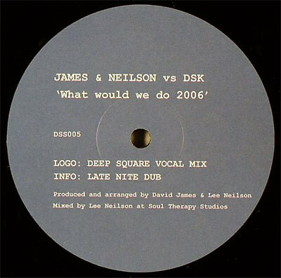 David James & Lee Neilson vs. DSK - What Would We Do 2006 (12'')