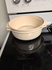 Tupperware  1 3/4 Quart, 2-8oz, Microwave Stack Cooker Casserole Dish & colander — photo 5