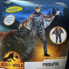Halloween Costume Boy Girl Jurassic Park Pyroraptor 3t-4t New