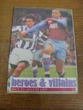 Aug-1997 Fanzine: Aston Villa - Heroes And Villains Issue 052